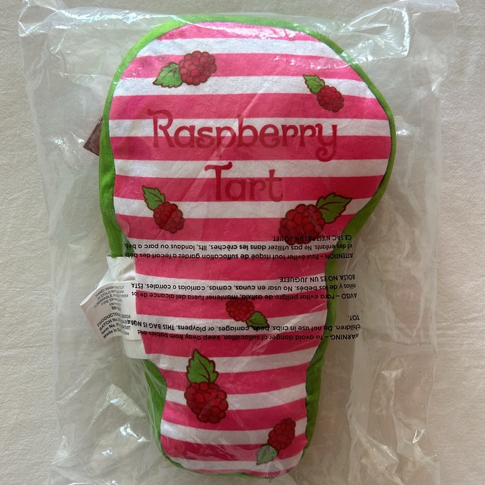 NWT STRAWBERRY SHORTCAKE Raspberry Tart plush pillow - Picture 5 of 7